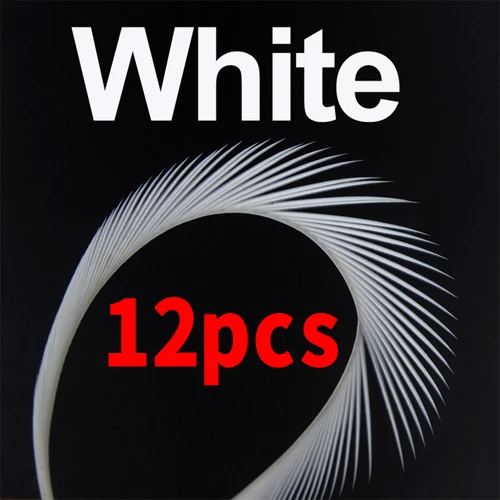 12pcs white