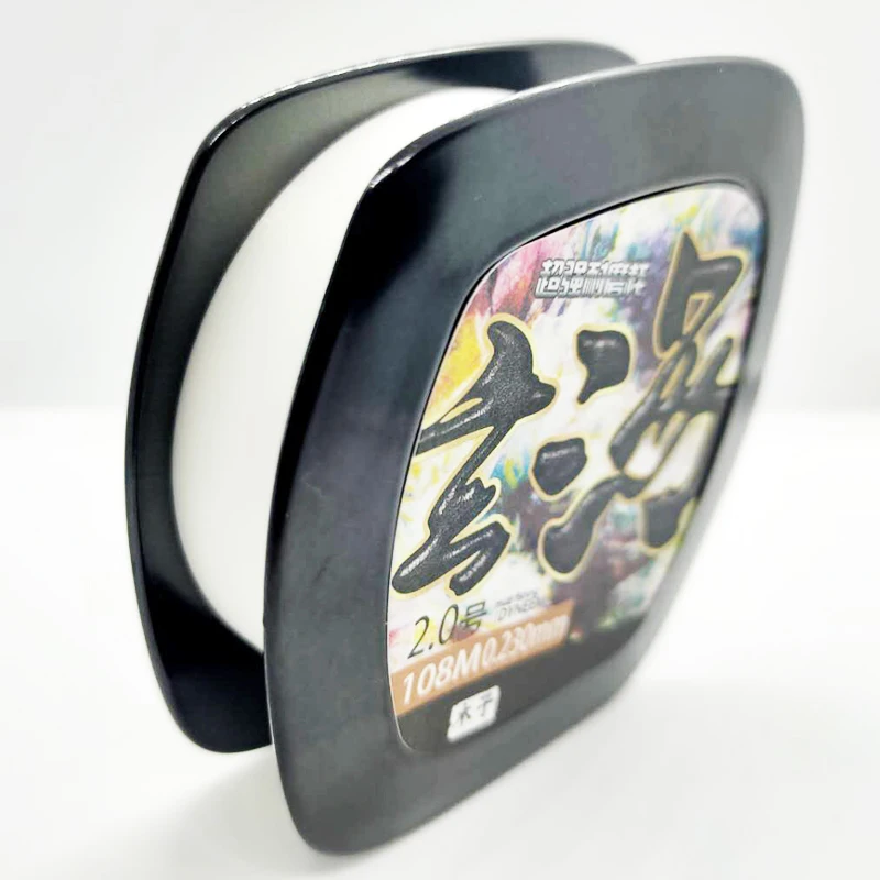 Línea de pesca luminosa de 108m, línea de luz Invisible de fuerza de nodulo súper fuerte, línea fluorescente suave no rizada para pesca nocturna - imagen 4