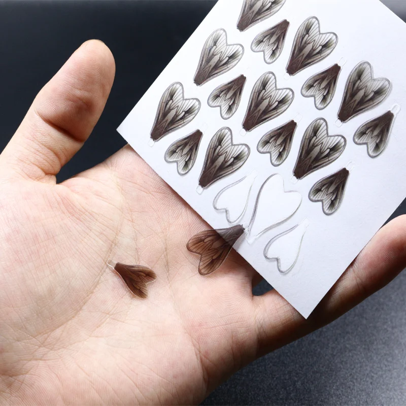 Royal Sissi-Juego de 108 Uds. De alas de moscas super realistas para adultos, alas de atado de moscas de piedra y caddis, señuelos de pesca con mosca para trucha, materiales para atar - imagen 4