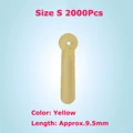 Yellow-S-2000pcs