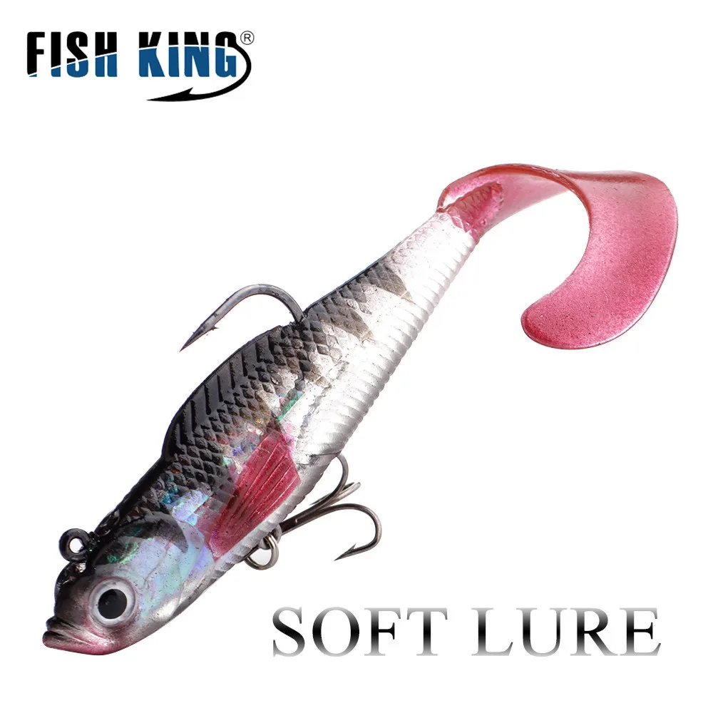 Fishking señuelo blando 3D con anzuelo apilable – vinilo spinning - imagen 4
