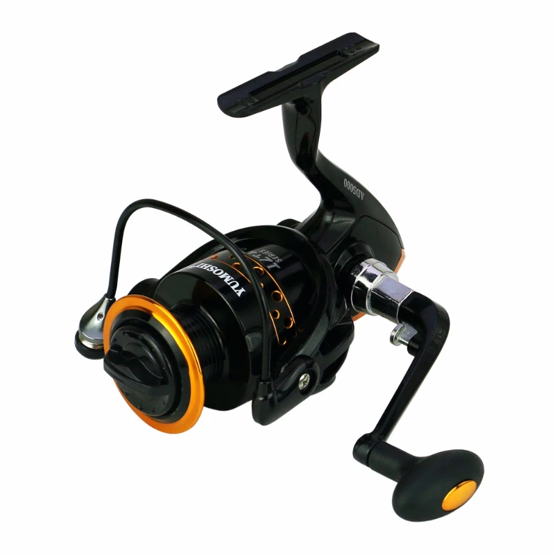 Carrete de pesca Serie 2000-9000, rueda giratoria, balancín de Metal, para mano izquierda/derecha, aparejos de pesca al aire libre - imagen 3