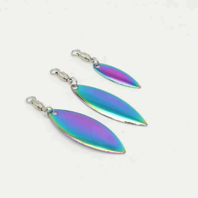 Accesorios de Señuelos de Pesca DIY, cuchara de ranas, señuelos Jigbait, cebo giratorio, rotación reflectante, lentejuelas, cucharas ruidosas, lote de 4 piezas en oferta - imagen 3