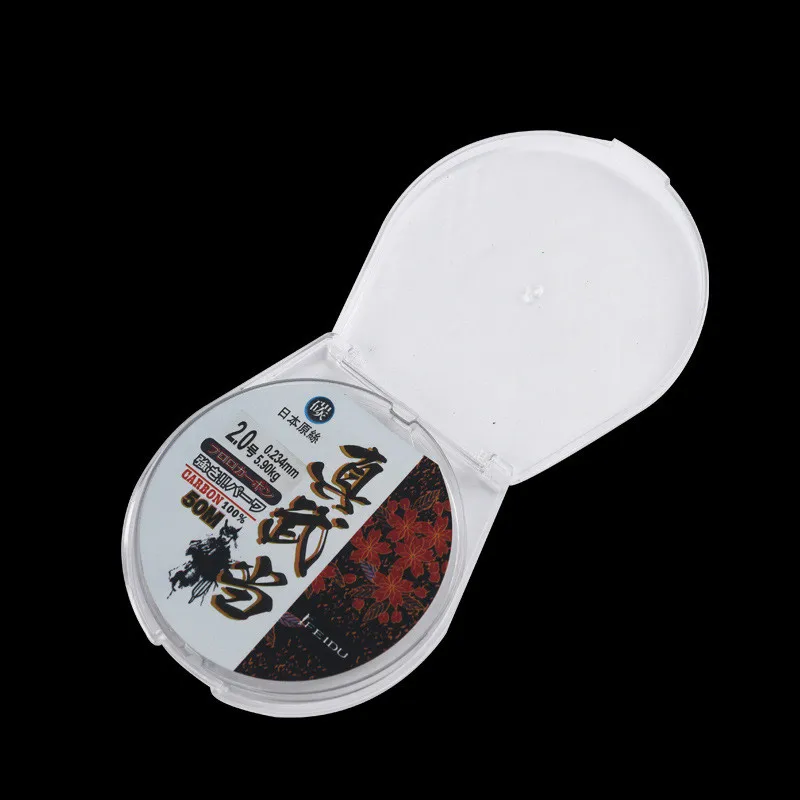 2 unids/lote 50m 0,4 # - 4.0 # Sedal de Pesca de fibra de fluorocarbono, sedal de Pesca monofilamento duradero, Linha Multifilamento Pesca Peche - imagen 3