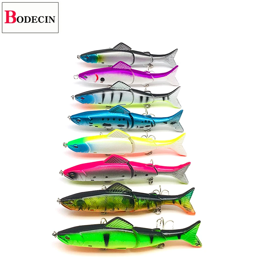 Cebo Artificial grande/falso para pesca, señuelo de pesca Jerkbait Swimbait Minnow, curricán Wobblers para/pesca/superficie de Lucio/señuelos duros - imagen 3