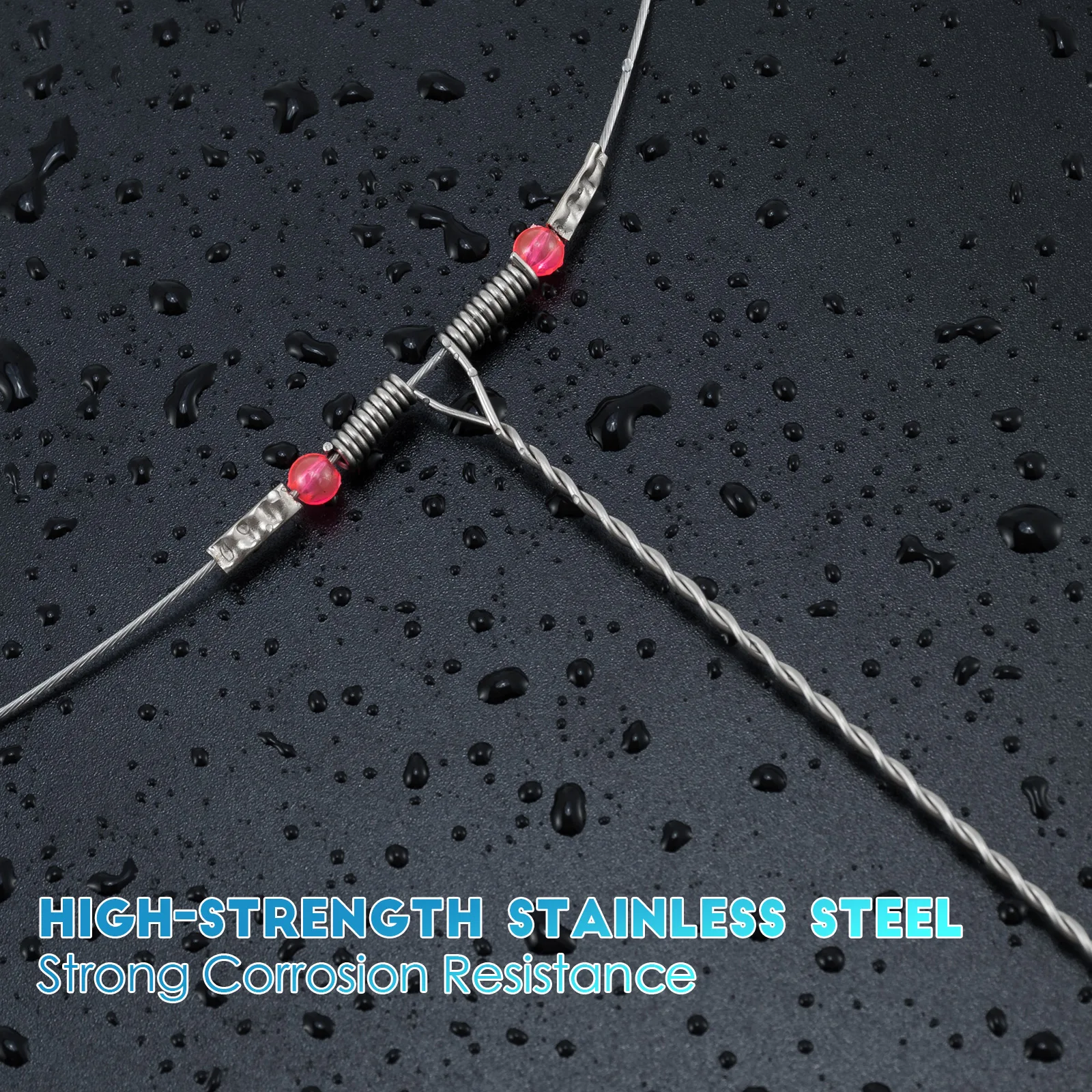 Acero inoxidable de alta resistencia con fuerte resistencia a la corrosión para equipo de pesca duradero y confiable