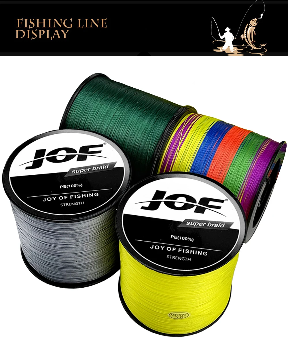 Experimente la alegría de pescar con la línea de pesca de Joe Super Braid