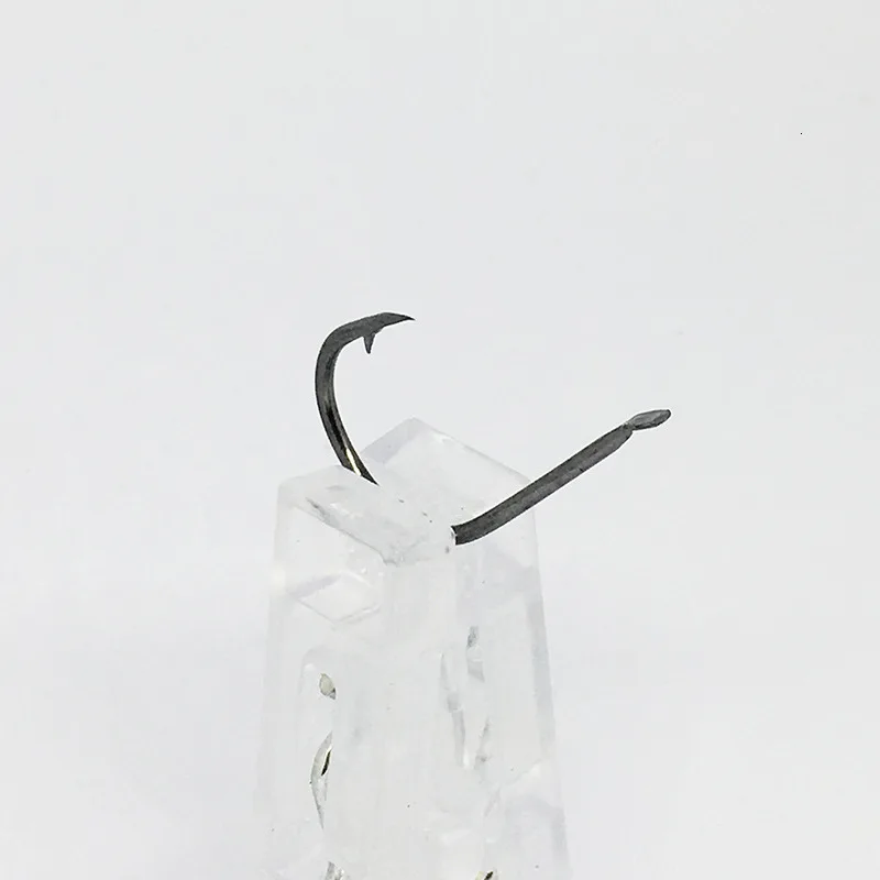 1000 unids/lote anzuelos enteros a granel cabeza plana anzuelo de pescado con púas hierba carpa pesca en alta mar Pesca peche aparejos de Pesca anzol - imagen 3