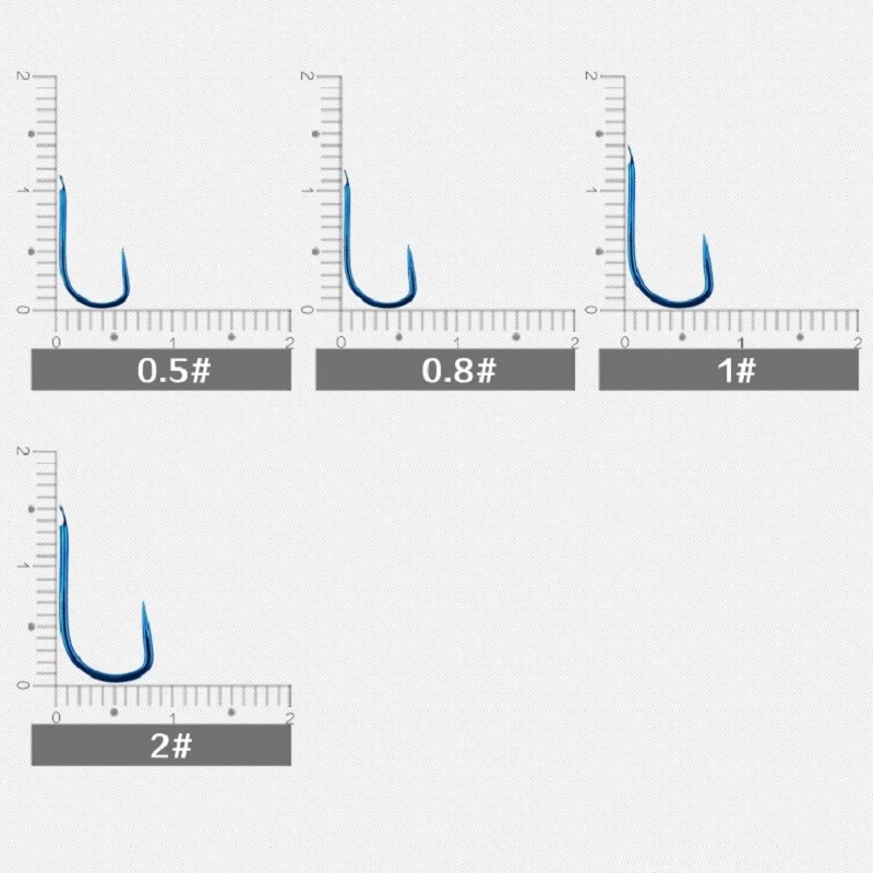 Gamakatsu-anzuelo de pesca XinguanDong Cyan, anzuelo sin púa, cian importado, gancho Gamakatsu, autenticidad garantizada - imagen 3