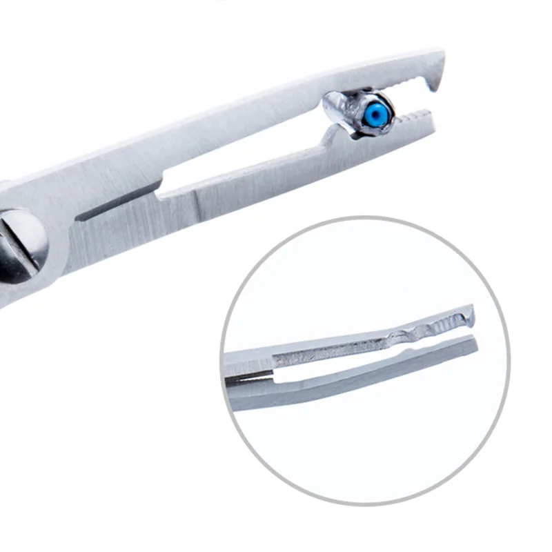 WDAIREN-Alicates de pesca multiherramienta, Mini tijeras de acero inoxidable plegables portátiles, cortador de línea, elimina el gancho, herramientas de pesca - imagen 3