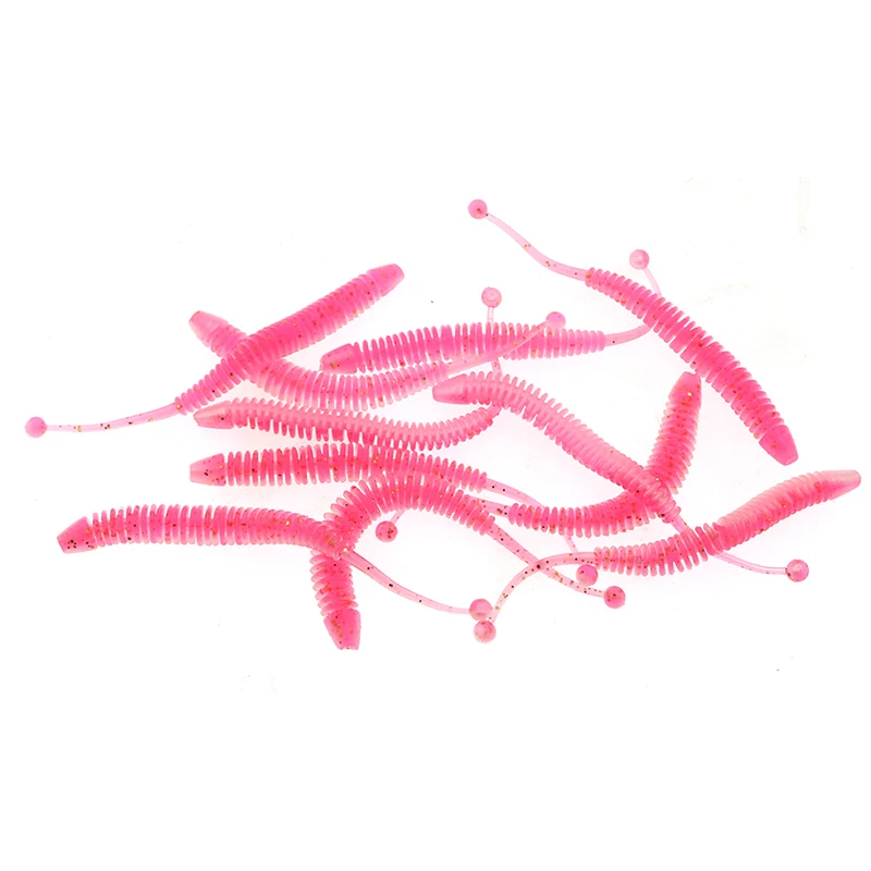 HISTOLURE-señuelo de pesca suave, cebo Artificial de silicona, 80mm, 1g, cola de bola pequeña, 10 unidades por lote - imagen 5