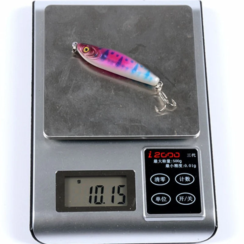 Minnow-Señuelos de Pesca de hundimiento lento, 64mm, 10,2g, Jerkbait, Lucio, Carkbait, Wobblers, Swimbait, cebo profesional, accesorios de pesca - imagen 3