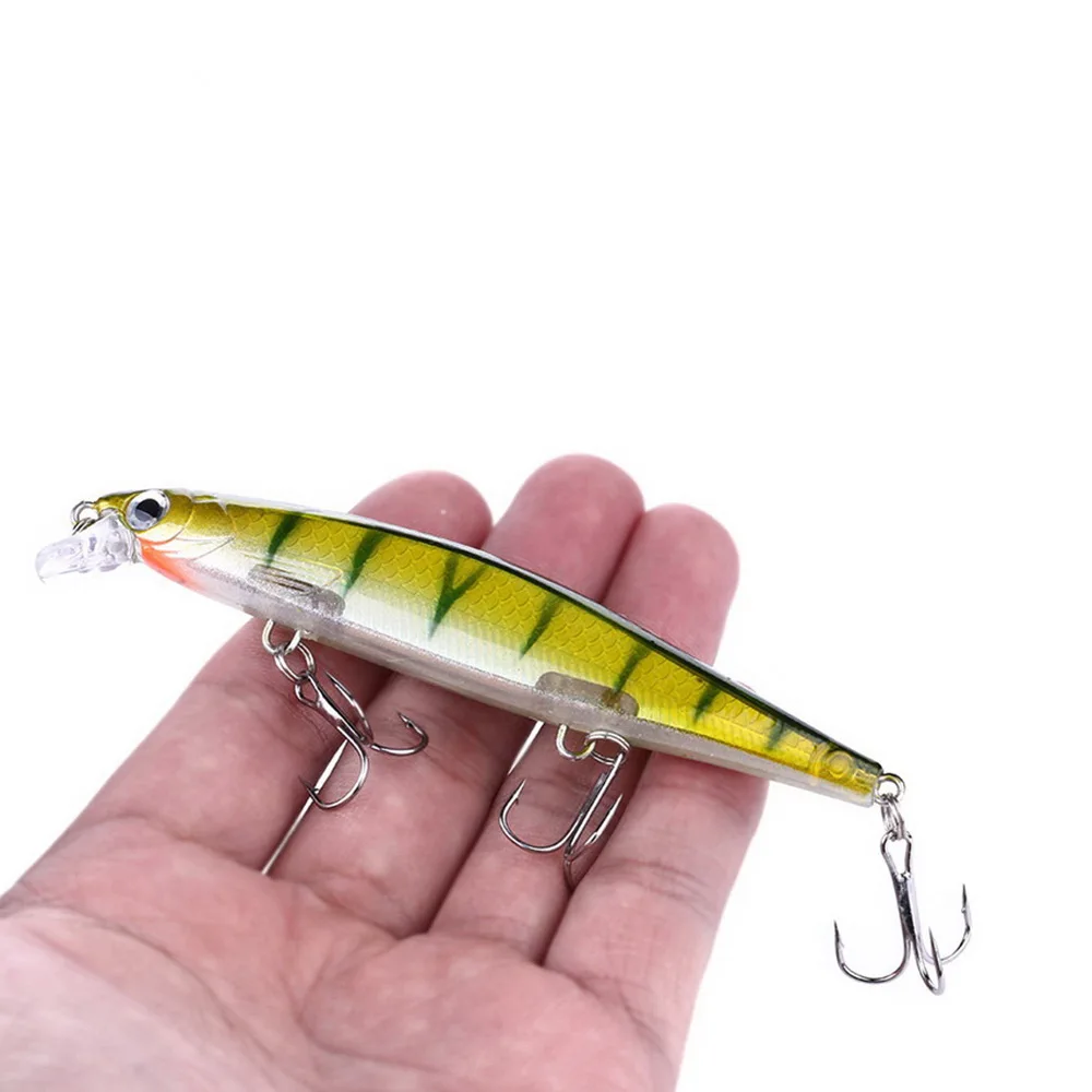 110mm 13g Swimbaits Bass pez grande señuelo de pesca Wobblers cebo duro Crankbait lengua corta señuelo de pececillo para equipo de pesca de Lucio - imagen 3