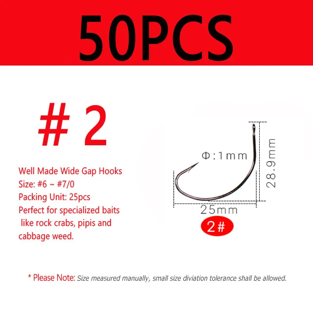50pcs size 2