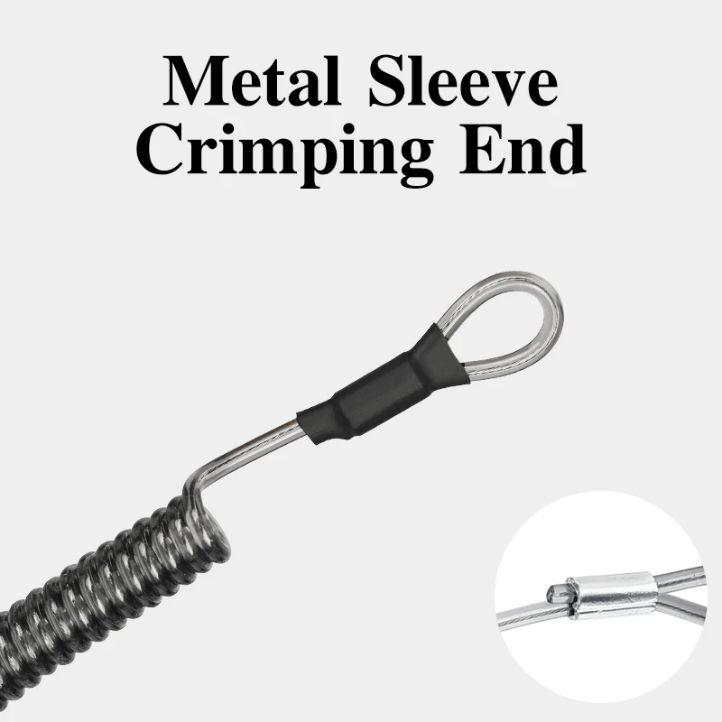 TSURINOYA-sedal de acero para pesca, cuerda elástica para evitar caída de caña de pescar, cuerda elástica, herramienta de pesca, cordones de bobina, 2 uds. - imagen 3