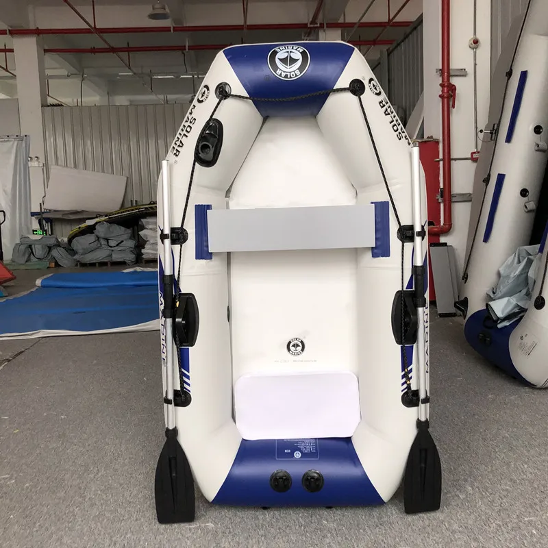 Barco de pesca inflable de PVC para 1 persona, 175 Cm, Kayak, canoa, balsa, bote, aerodeslizador, cubierta de aire inferior con accesorios gratis - imagen 3