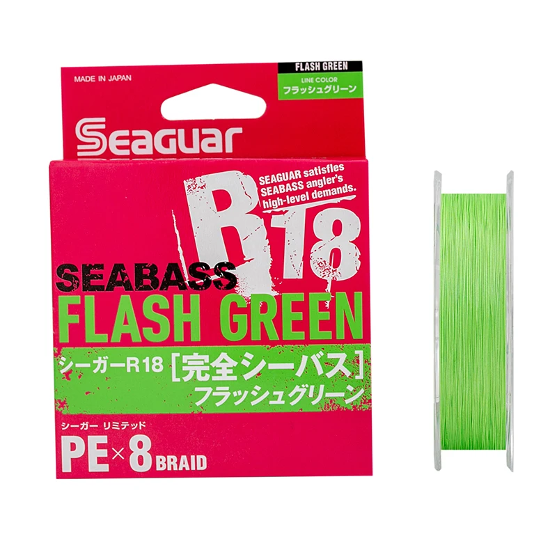 Trenzado Seaguar Seabass PE X8 – 8 hebras flash verde - imagen 5