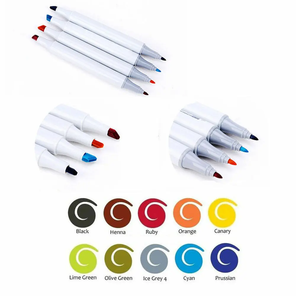 Marcadores gemelos impermeables permanentes para pesca con atado de moscas, marcador de pesca con moscas - imagen 2