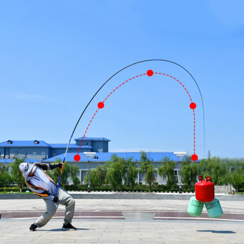 Caña De pescar De fibra De carbono, aparejos De Pesca duros, 12H, Taiwán - imagen 4