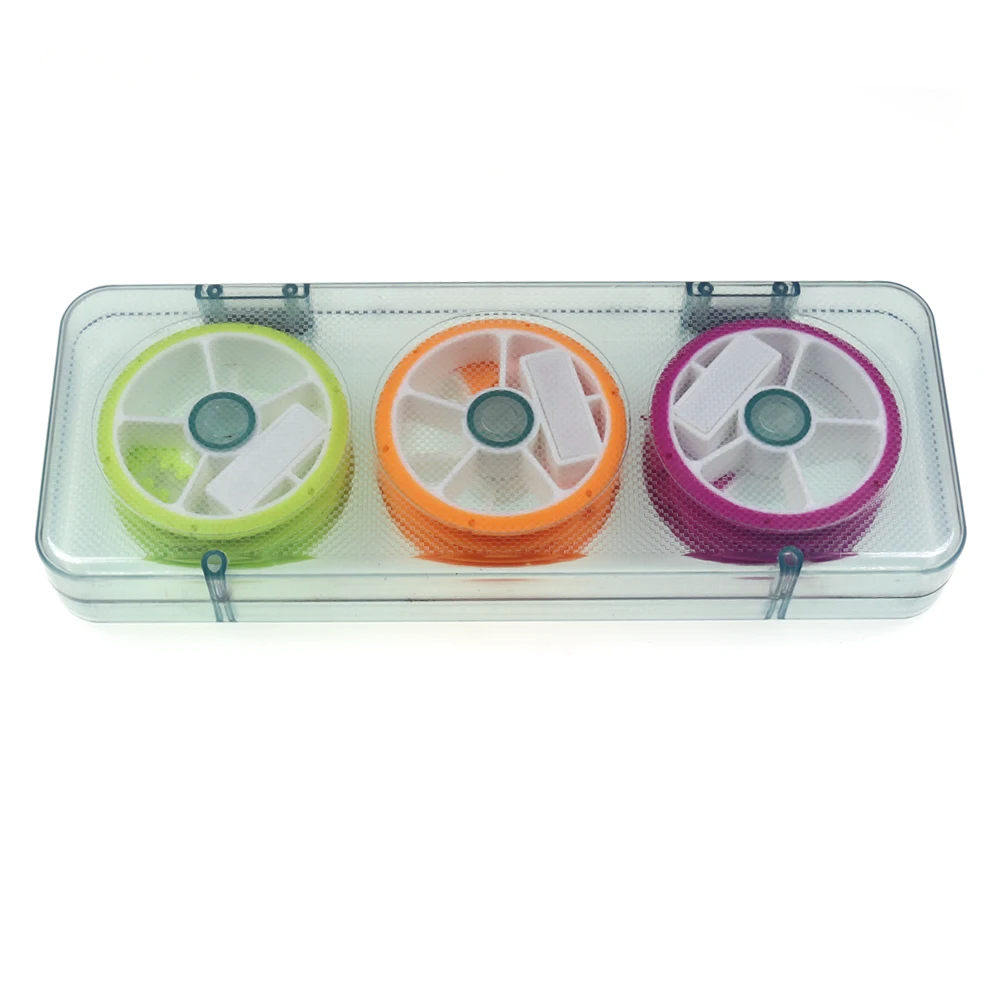 Líder de línea principal de silicona redonda Premium, aparejo de almacenamiento, caja de aparejos, soportes de línea S L, aparejos de pesca - imagen 5