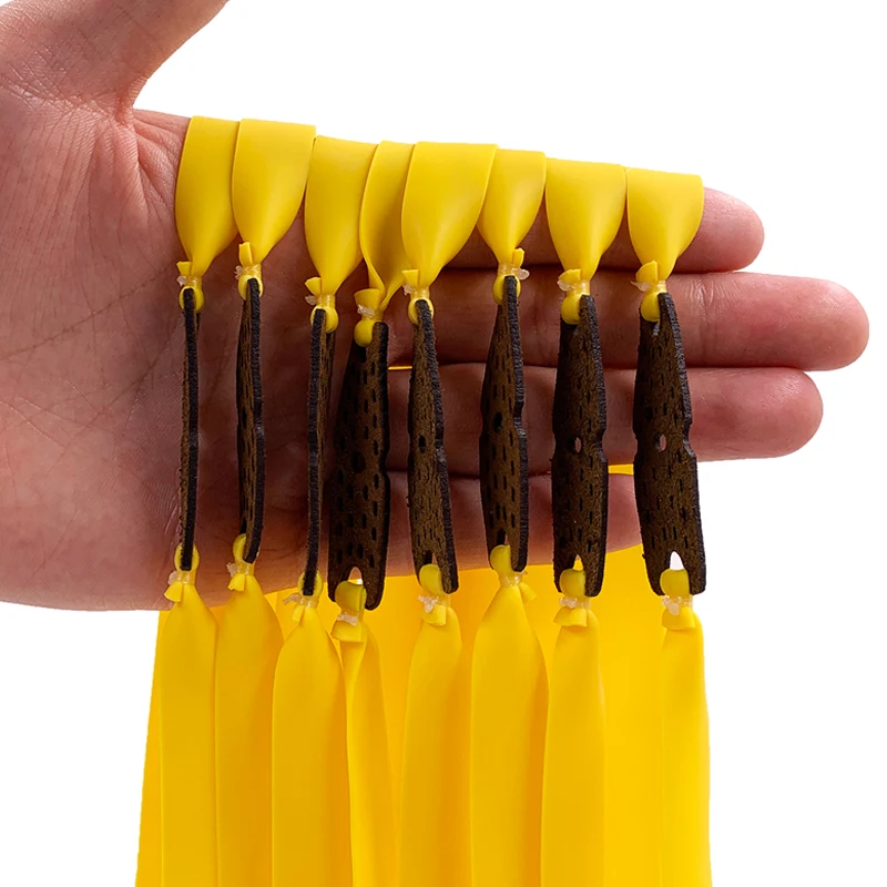 Banda de goma para tirachinas de látex, 0,45-1,4mm, alta elasticidad, catapulta para exteriores, accesorios de caza, 6 uds. - imagen 5