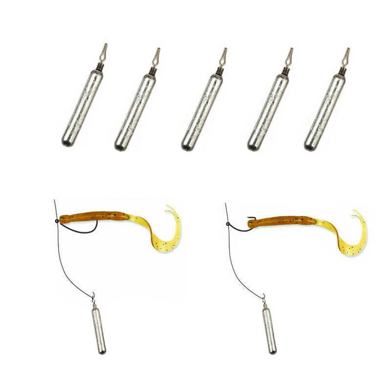 OBSESSION A015-Bolsa de 50 unids/lote de plomos de lápiz para pesca, plomo de 2,5g-20g, peso de plomo, cebo de carpa, accesorios de aparejos de pesca - imagen 3