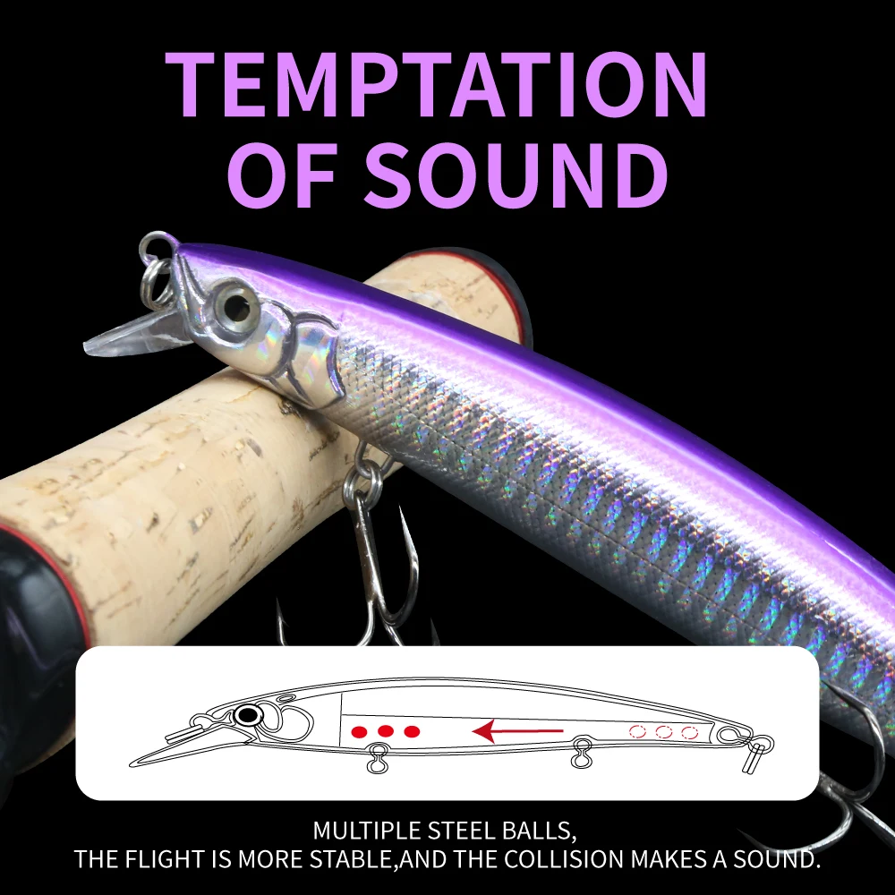 Señuelos de pesca Minnow 15cm 28g Swimbait señuelo para trucha lubina Mini Crankbait cebo Artificial accesorios de pesca - imagen 4