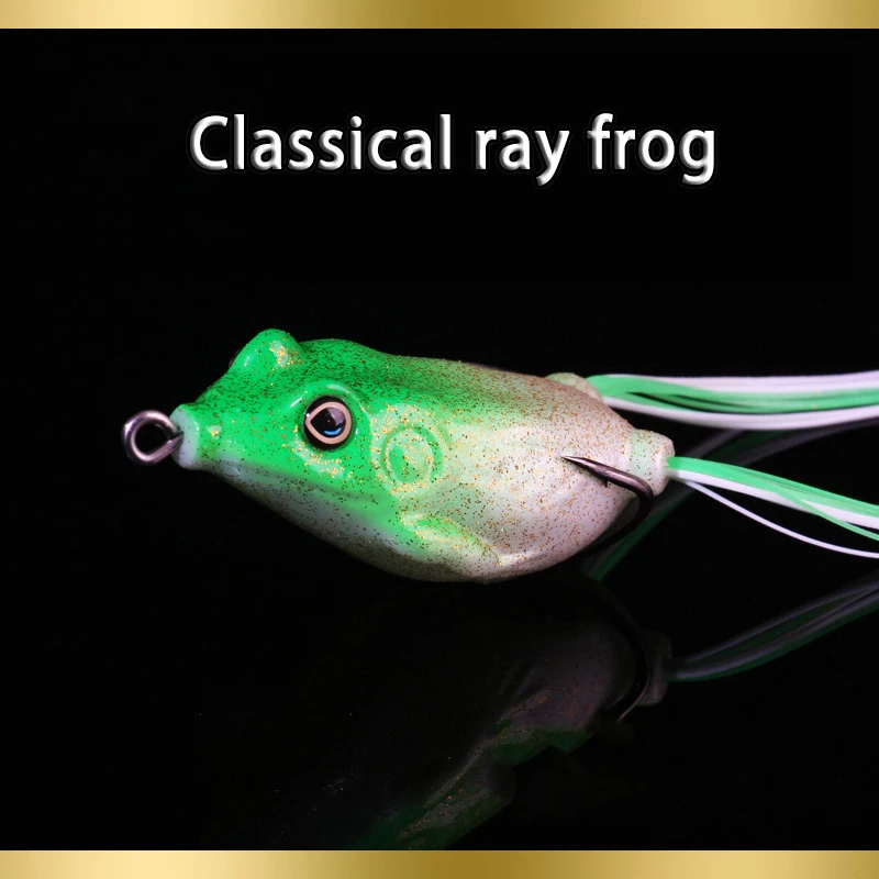 Rana de rayo biónico, cebo de rana clásica especial para peces negros con ranura de sangre, simulación de cebo falso, 5cm, 9g, nuevo estilo, 10 Uds. - imagen 3