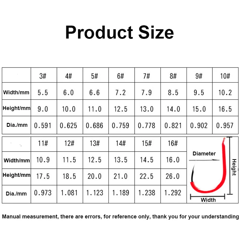 1000 unids/lote anzuelo de pesca rojo de alto carbono 1 # -13 #   Anzuelos de cabeza plana carpa bagre Anzol Peche accesorios de aparejos de Pesca - imagen 4
