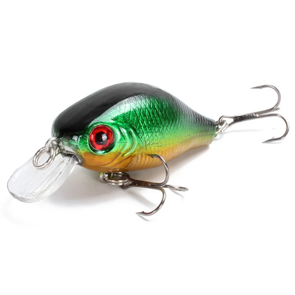 1 Uds. Señuelos de manivela flotantes 5,5 cm 7,6g Trolling cebo de Pesca duro de plástico Artificial aparejos Lucio Crankbait Wobbler Pesca - imagen 4