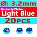 20pcs light blue 3.2