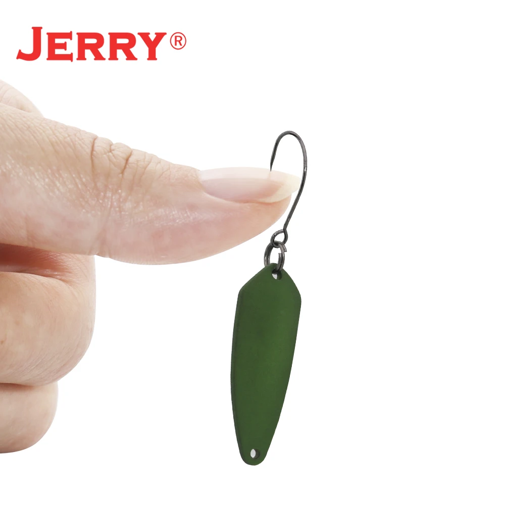 Jerry Aquila Micro Fishing Spoons Lake UV Color Area Trout Chub Perch Metal Lures Bait Spinner Glitter Pesca - imagen 5