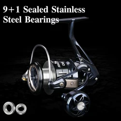 TSURINOYA Poseidon 7000 carrete de pesca agua salada alta resistencia
