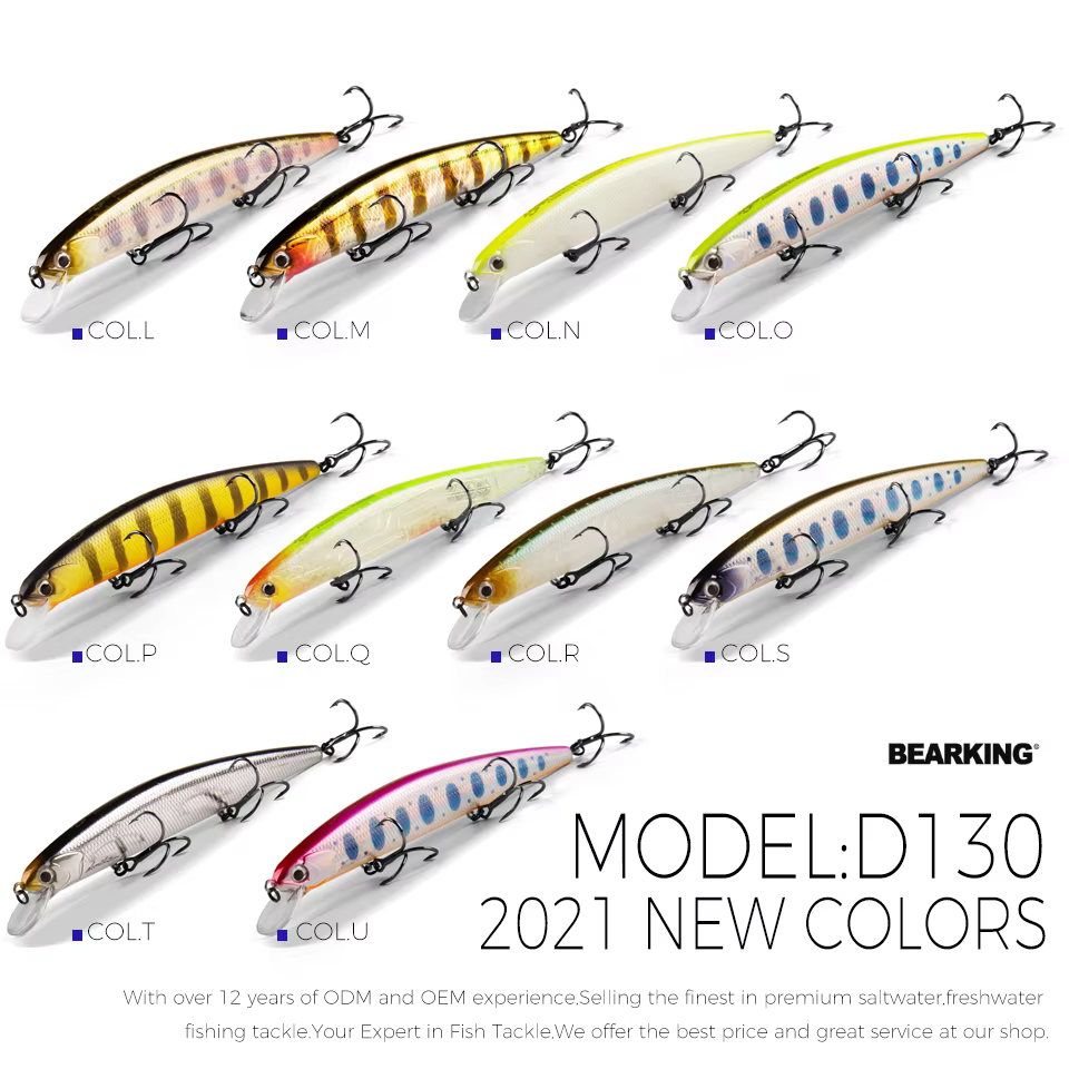 BearKing Wobbler Minnow – 13 cm profundidad 1,8 m - imagen 4