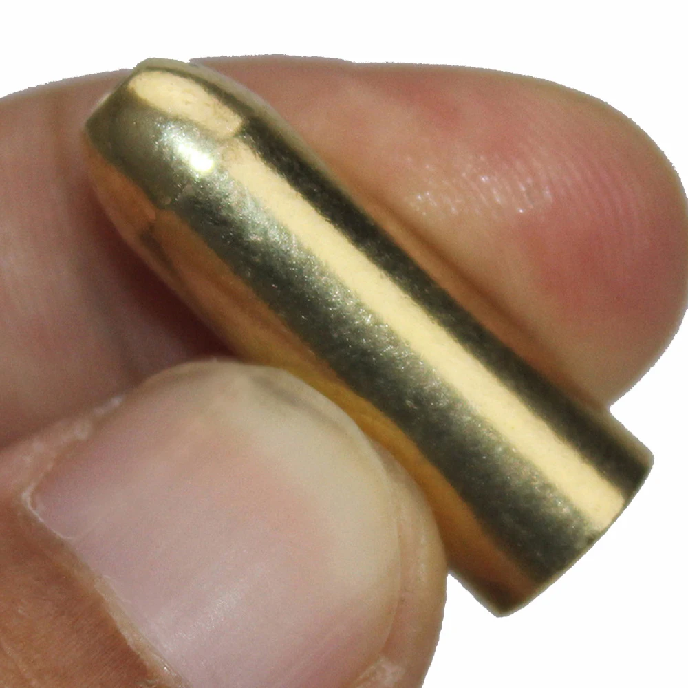 Juego de pesas de plomo para pesca, 3,5g, 5g, 7g, 10g, 100 piezas, colgante biselado de cobre, accesorios para señuelos de mar, venta al por mayor - imagen 5