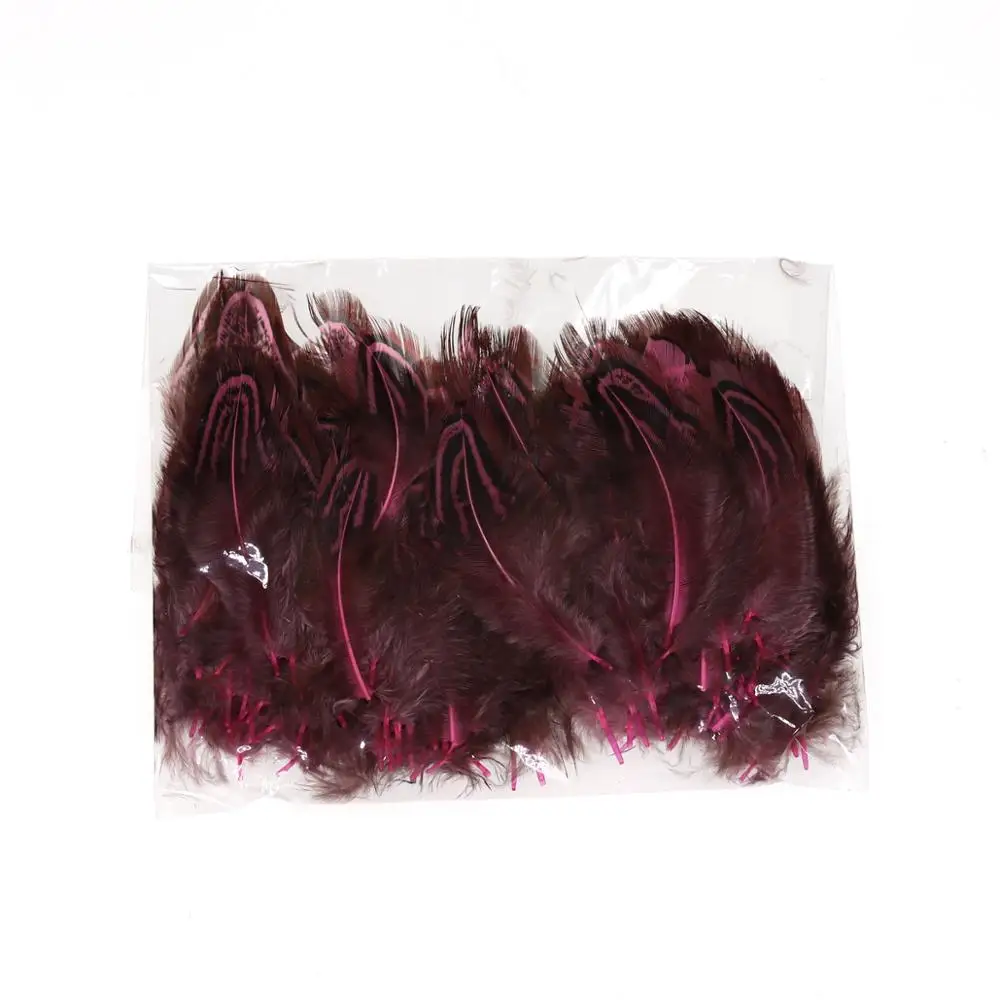 Bimoo 100 unids/pack atado de moscas Partridge pluma Caddis alas de mosca suave Hackle moscas húmedas ganchos triples de agua salada materiales de atado - imagen 5