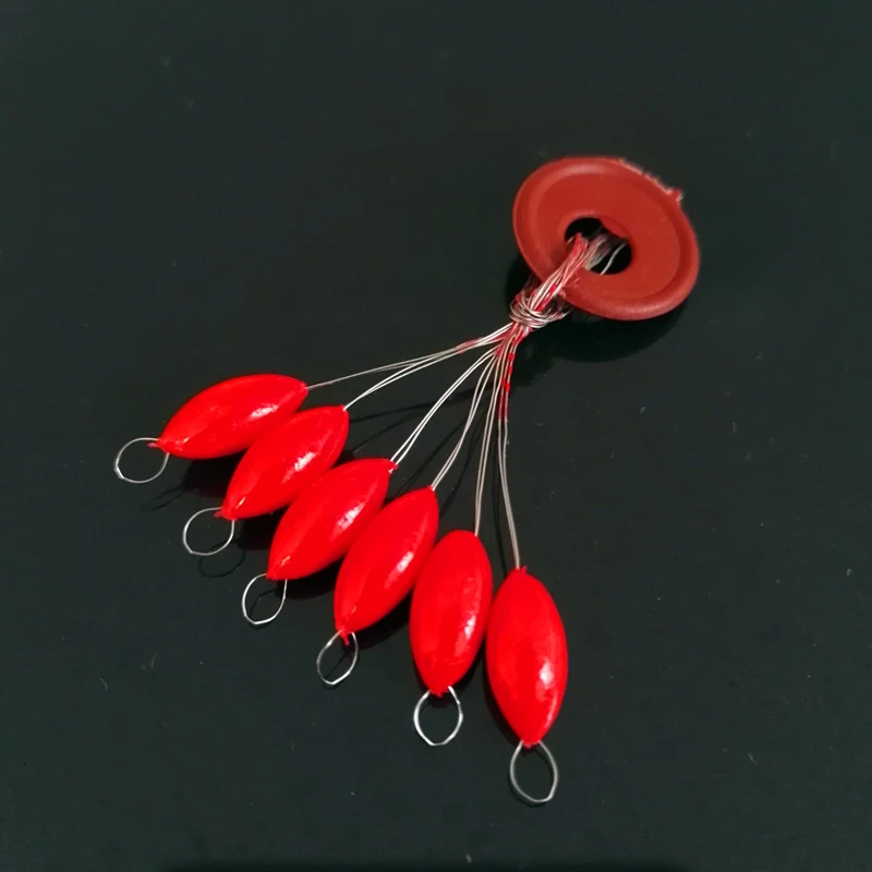 Seven-star-flotador de Pesca de carpa, accesorios de colores mezclados, boyas de Pesca, tamaño grande, mediano y pequeño, 60 piezas (10 paquetes) - imagen 5