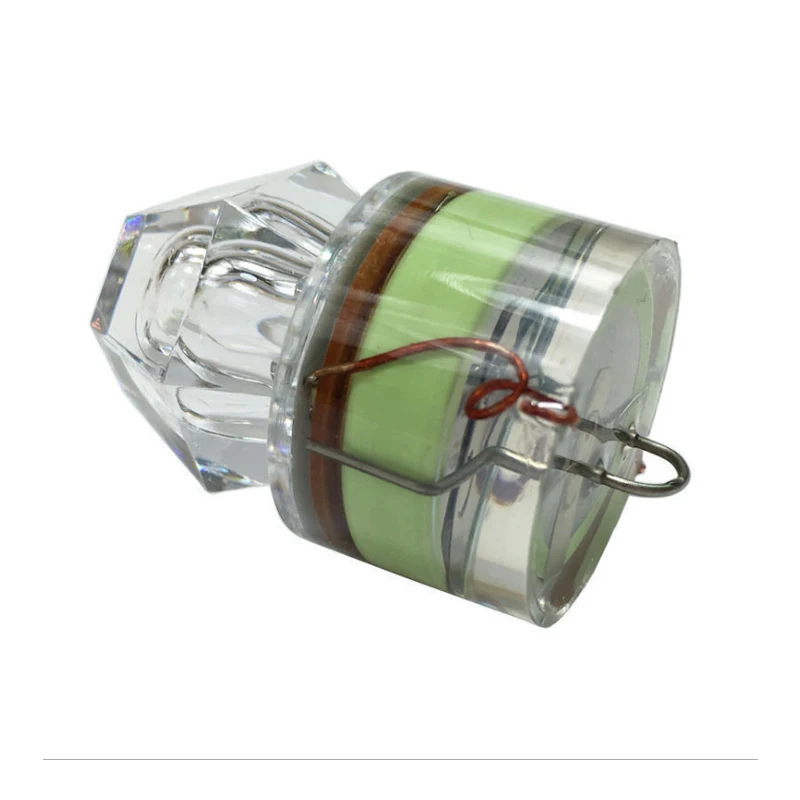 Lámpara LED de pesca con forma de diamante, luz de Flash para atraer calamar, aparejos de señuelo de pesca, 5 colores, 20g, 1 unidad - imagen 5