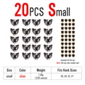 20pcs Small Silver