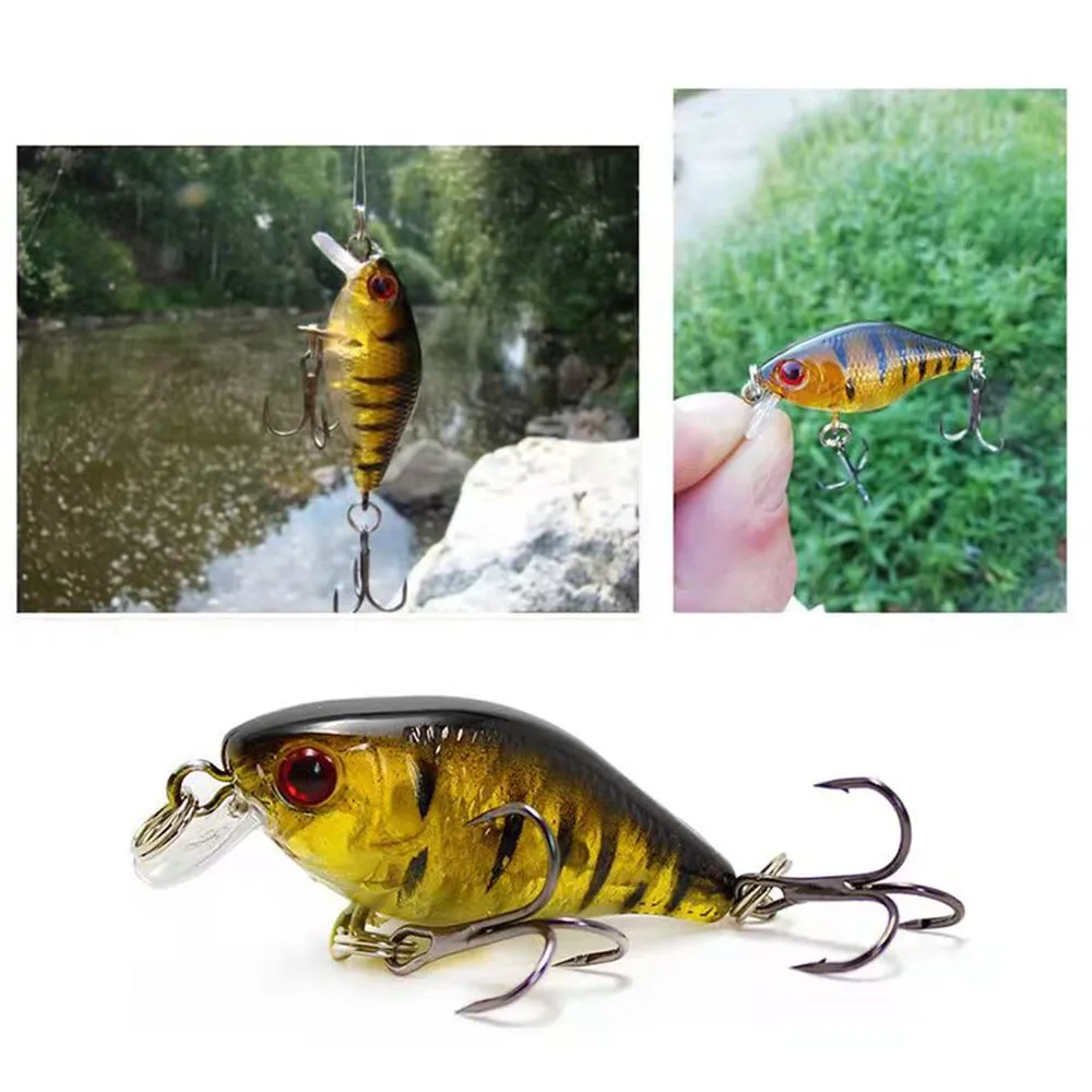 Wobblers-señuelo de Pesca flotante, cebo duro Artificial de Japón, Crankbait, Lucio, carpa, Swimbait, aparejos de Pesca, 1 unidad, 4cm, 4.g - imagen 2