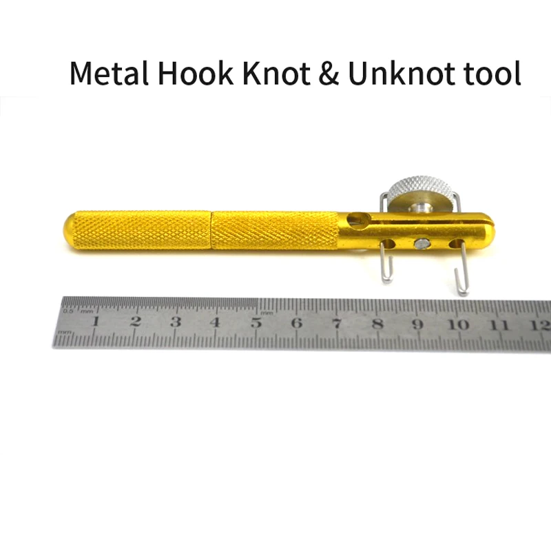 Wifreo-Nivel de anzuelo de pesca de Metal, dispositivo de desatado con nudo de anzuelo, dispositivo de scell, herramientas de aparejos de pesca, 1 ud. - imagen 2