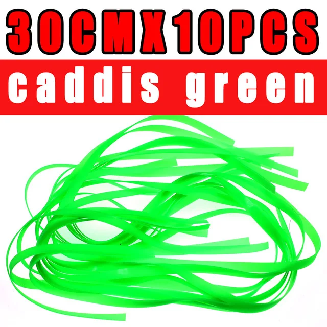 10pcs caddis green