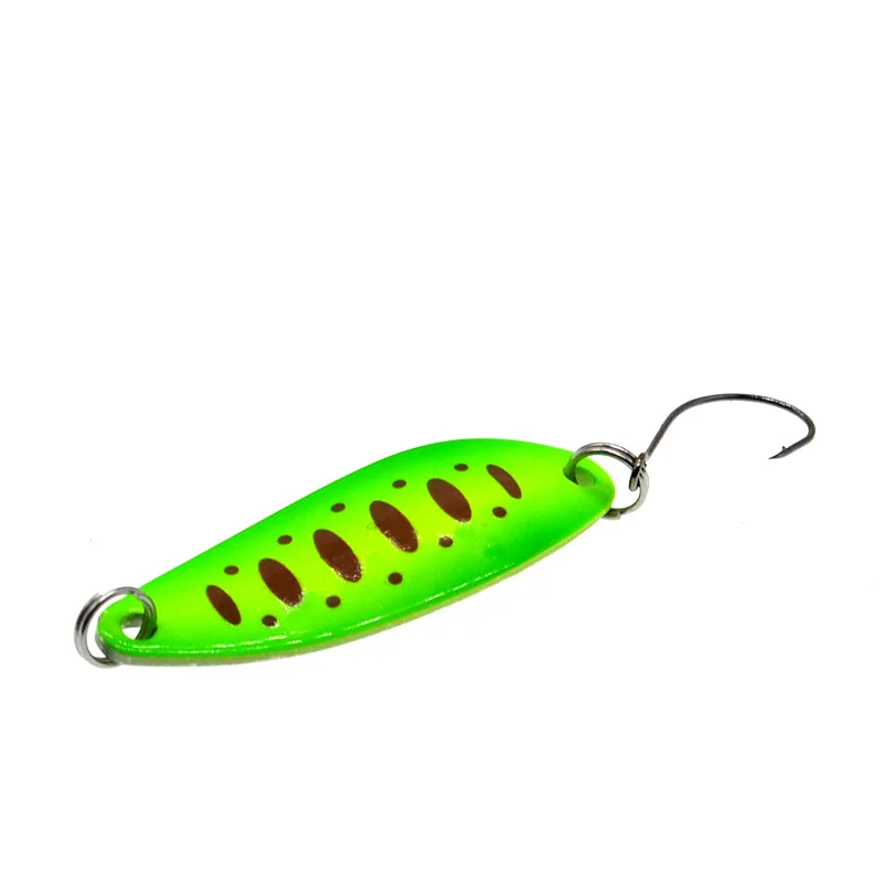 WALK FISH-Señuelos de pesca con plantilla de Metal, 5G, cucharas, lentejuelas, plantilla de fundición, señuelos con un solo gancho, aparejos de pesca de lubina y trucha, 5 uds. - imagen 3