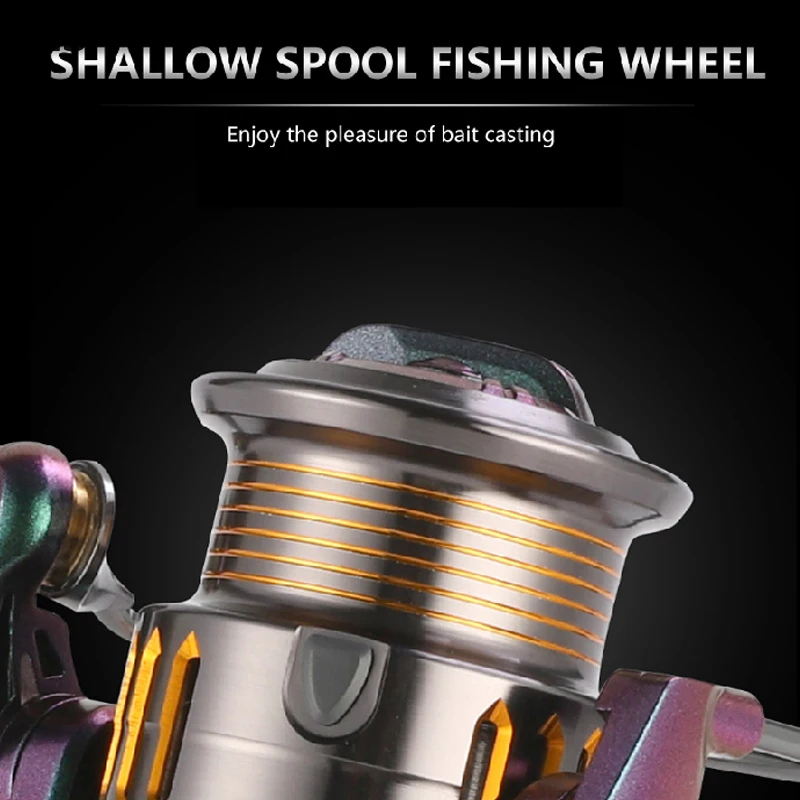 GLS-rueda giratoria de carpa, herramientas de bobina de Pesca de lubina de mar, alta calidad, CK 1000, 2000, relación de engranaje 5,2: 1, 5 + 1BB 2021 - imagen 4