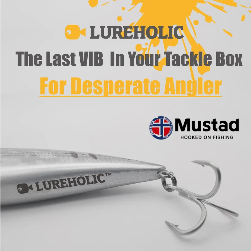 Señuelo de pesca hundido Lureholic 70S, Crankbaits sin labios, cebo duro Artificial con vibración VIB, aparejos de pesca en hielo para invierno de todas las profundidades - imagen 3