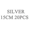 Silver 15cm 20pcs