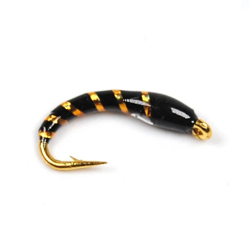 Wifreo # 16 campanas Fly Gold Hook ninfas para pesca con mosca, aparejos de ninfa, fabricación personalizada - imagen 4