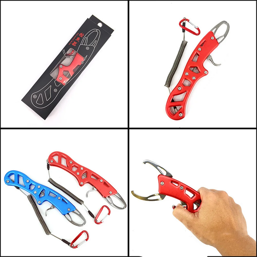 Pinza De Pesca portátil De acero inoxidable, mango De agarre De labio De pescado, agarre De labio De Pesca De carpa, herramientas De aparejos De Pesca - imagen 5