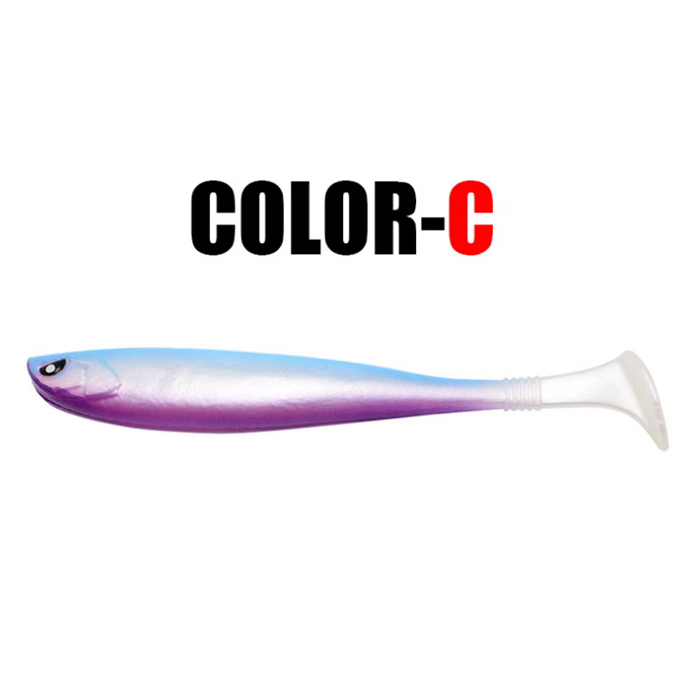 Jig Head Shad Japonés – Señuelo Swimbait 13cm Vinilo Artificial - imagen 4