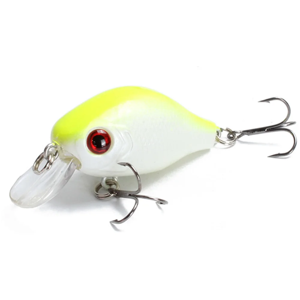 1 Uds. Señuelos de manivela flotantes 5,5 cm 7,6g Trolling cebo de Pesca duro de plástico Artificial aparejos Lucio Crankbait Wobbler Pesca - imagen 3